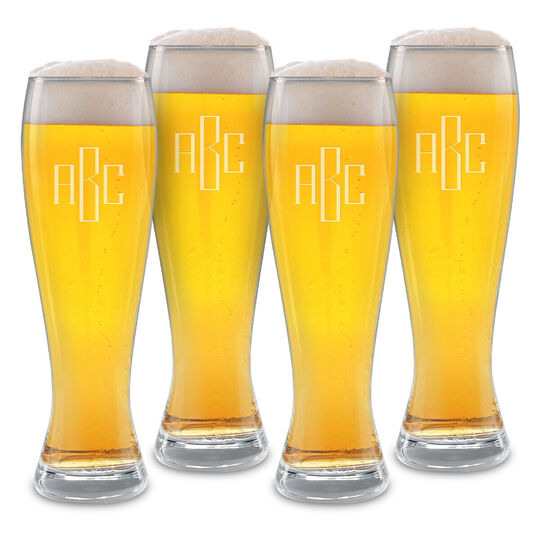 Chaumont Weizen 16.5 oz. Beer Glasses Set of 4